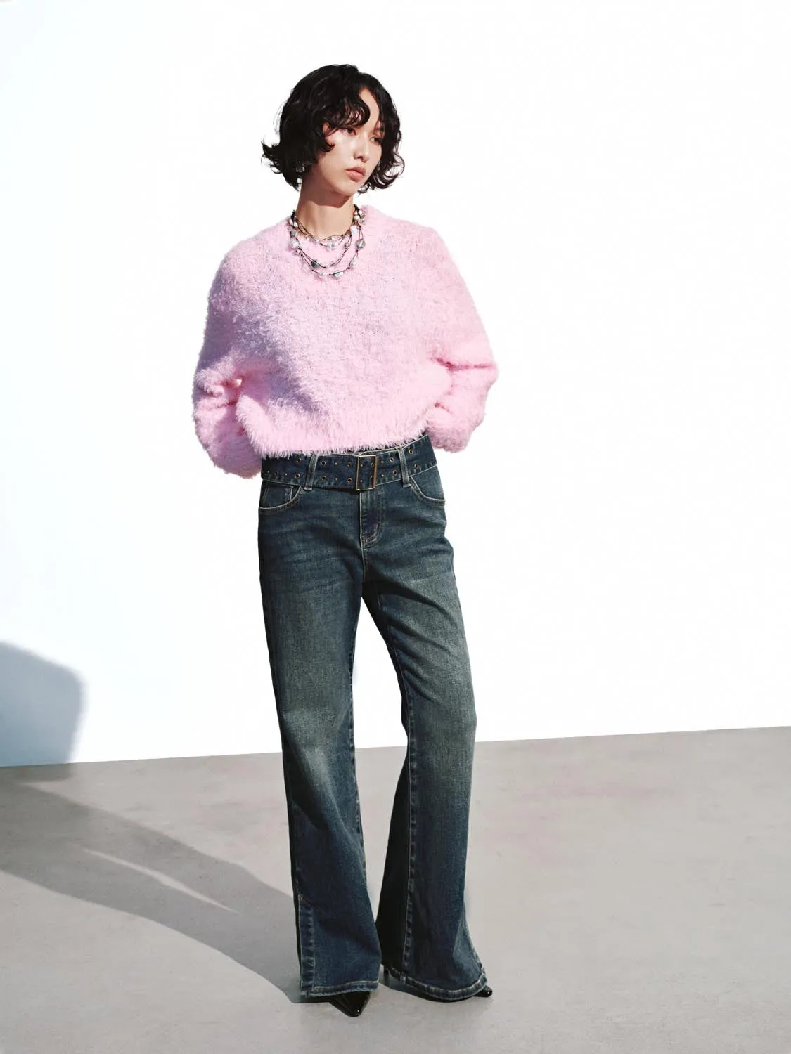 Crew Neck Long Sleeve Knitted T-Shirts sold by Urban Revivo product image thumbnail 5