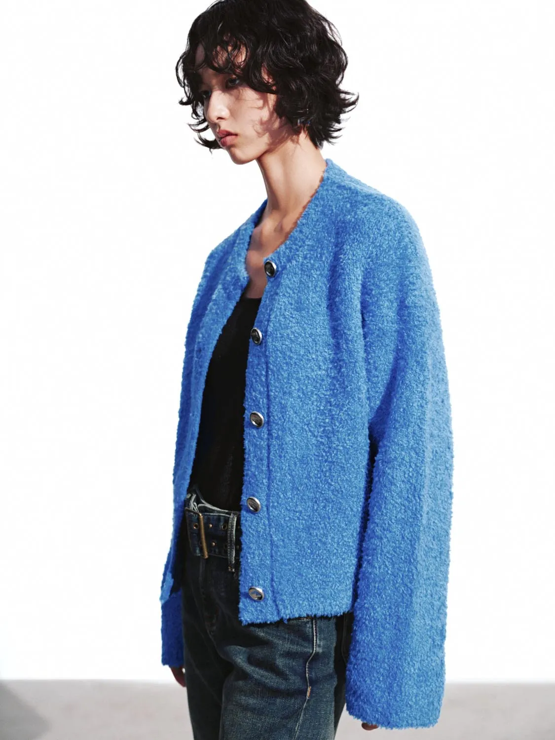 Crew Neck Knitted Cardigans sold by Urban Revivo product image thumbnail 2