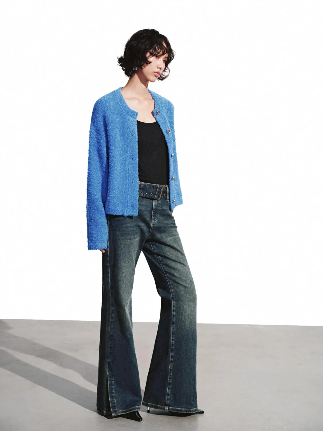 Crew Neck Knitted Cardigans sold by Urban Revivo product image thumbnail 5