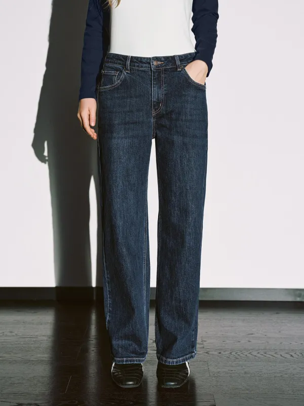 Straight Leg Jeans sold by Urban Revivo