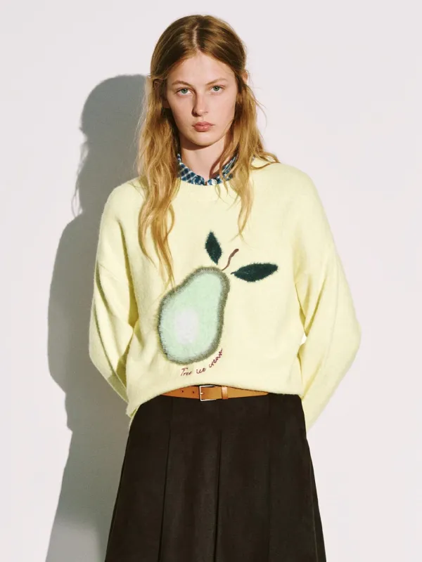 Intarsia Long Sleeve Knitted T-Shirts sold by Urban Revivo