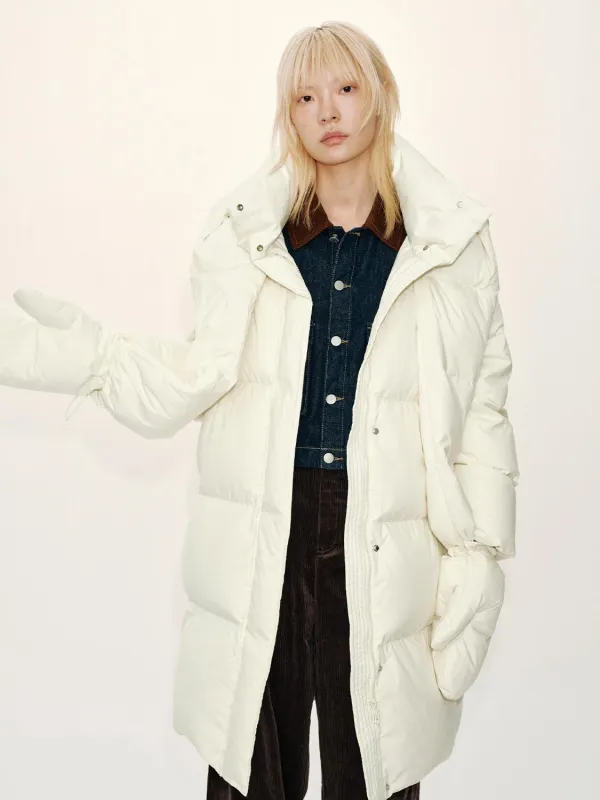 Oversize Funnel Neck Down Scarf Jackets sold by Urban Revivo