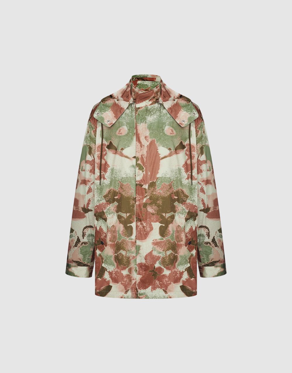 Printed Hooded Trench Coat sold by Urban Revivo