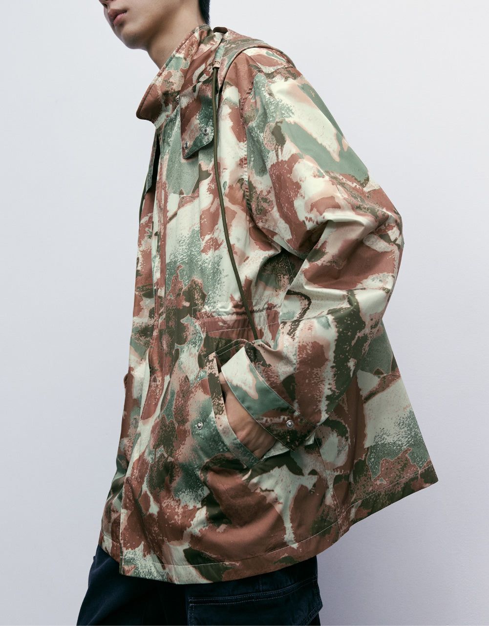 Printed Hooded Trench Coat sold by Urban Revivo product image thumbnail 3