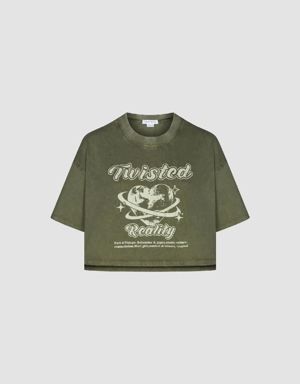 Printed Crew Neck T-Shirt sold by Urban Revivo