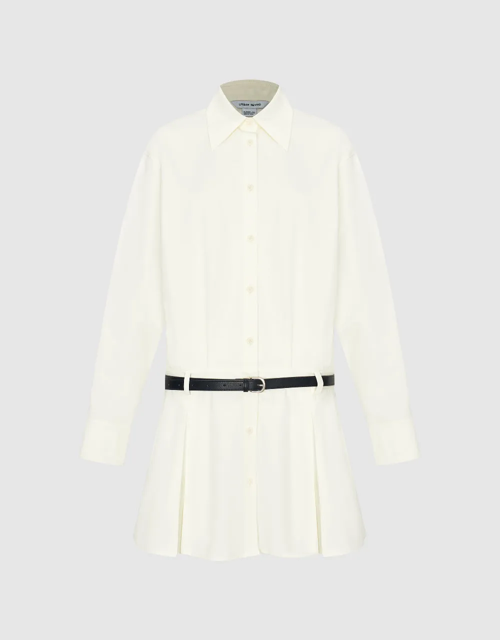 Straight Shirt Dress With Belt sold by Urban Revivo product image thumbnail 2