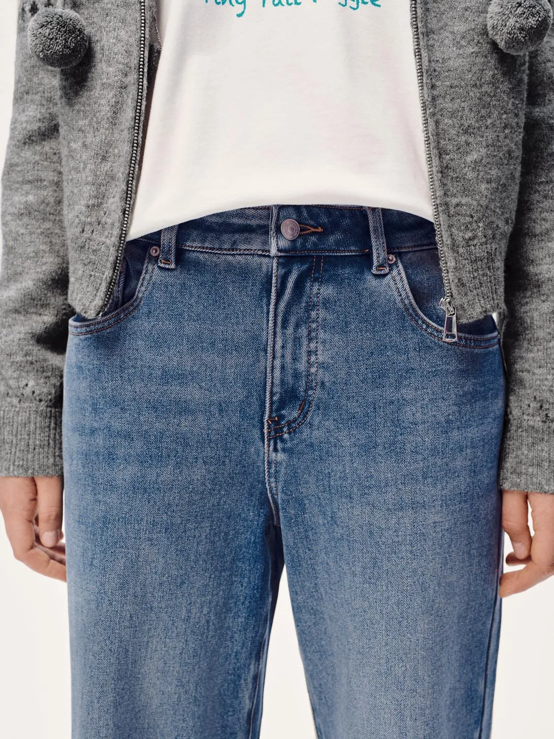 Wide Leg Jeans sold by Urban Revivo product image thumbnail 4