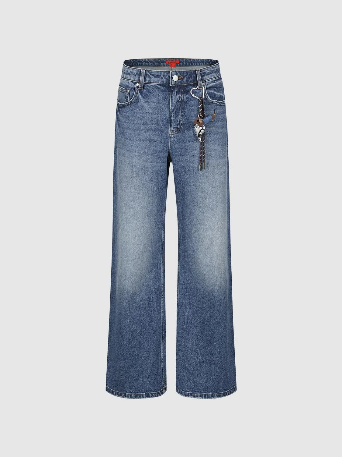 Loose Fit Flare Leg Jeans sold by Urban Revivo product image thumbnail 2