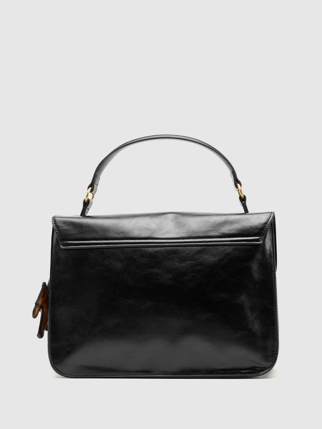 Faux Leather Handle Shoulder Satchel Bags sold by Urban Revivo product image thumbnail 3