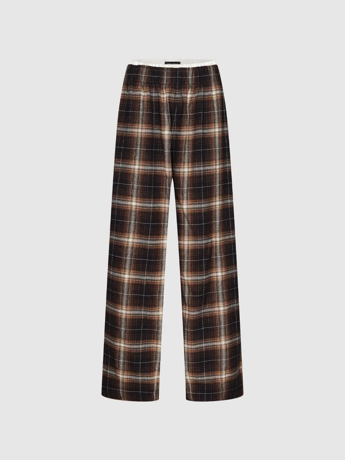 Check Wide Leg Pants sold by Urban Revivo product image thumbnail 2