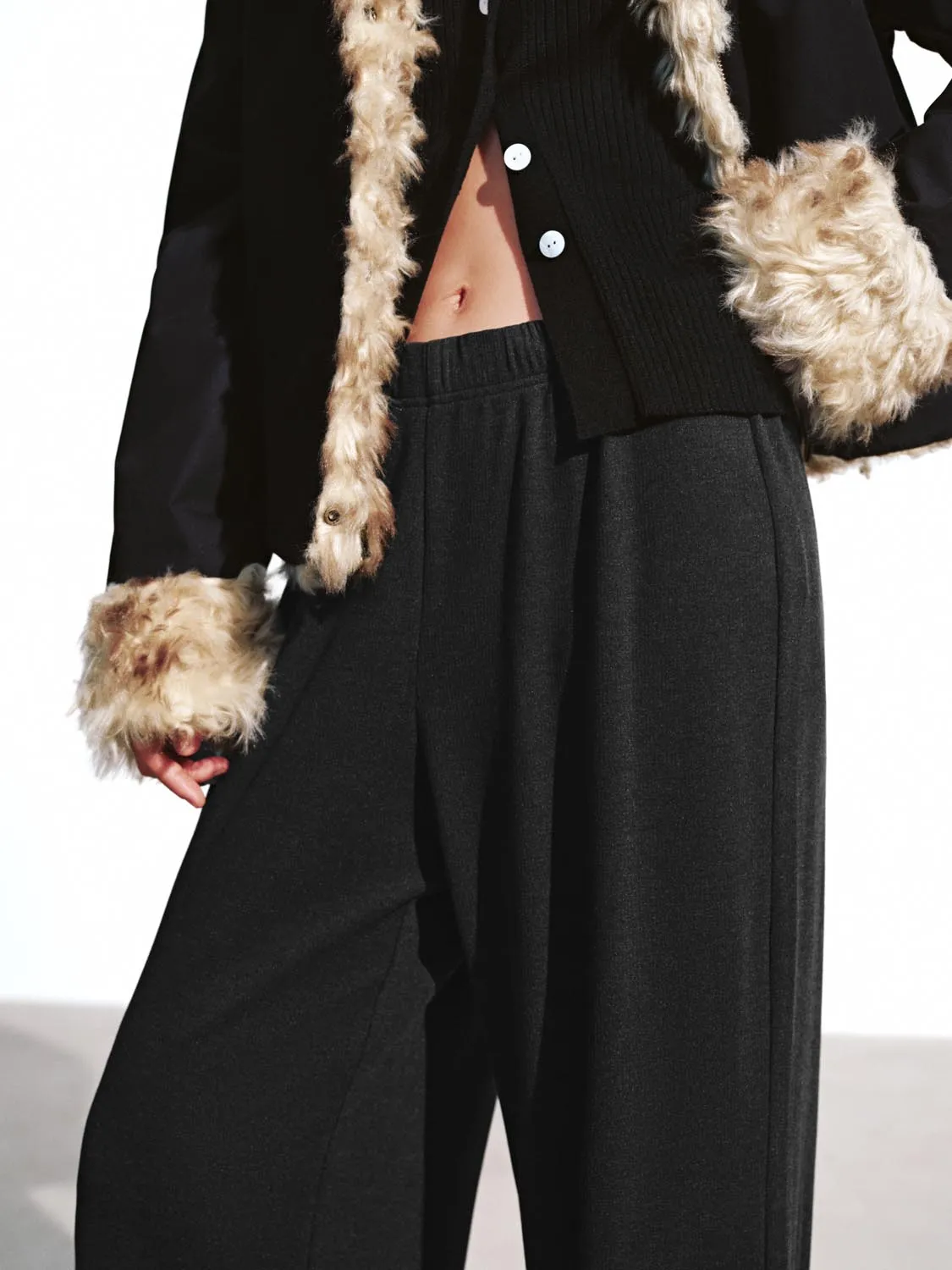 Pull On Wide Leg Pants sold by Urban Revivo product image thumbnail 5