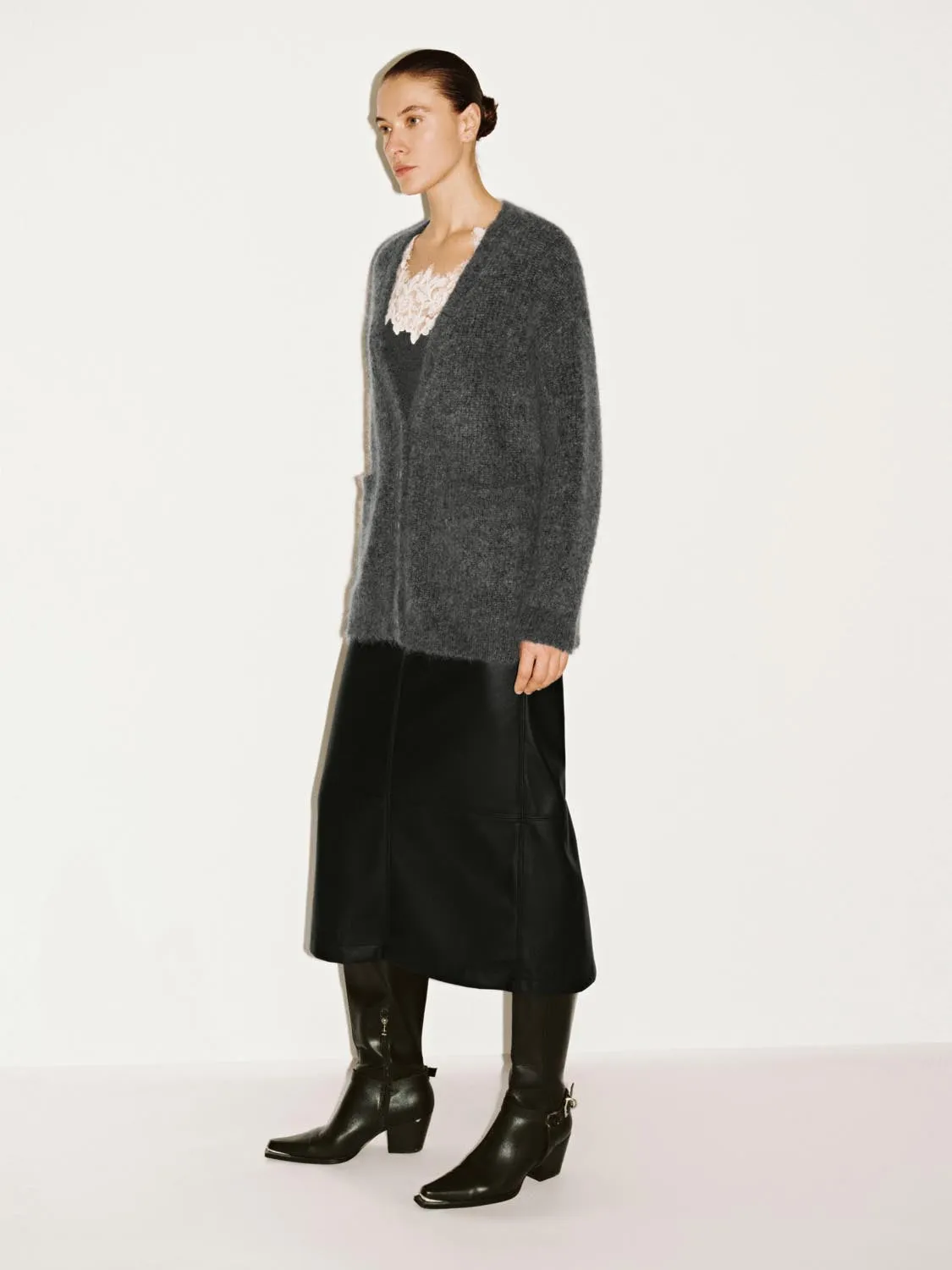 2 In 1 Laced Knitted Cardigans sold by Urban Revivo product image thumbnail 5