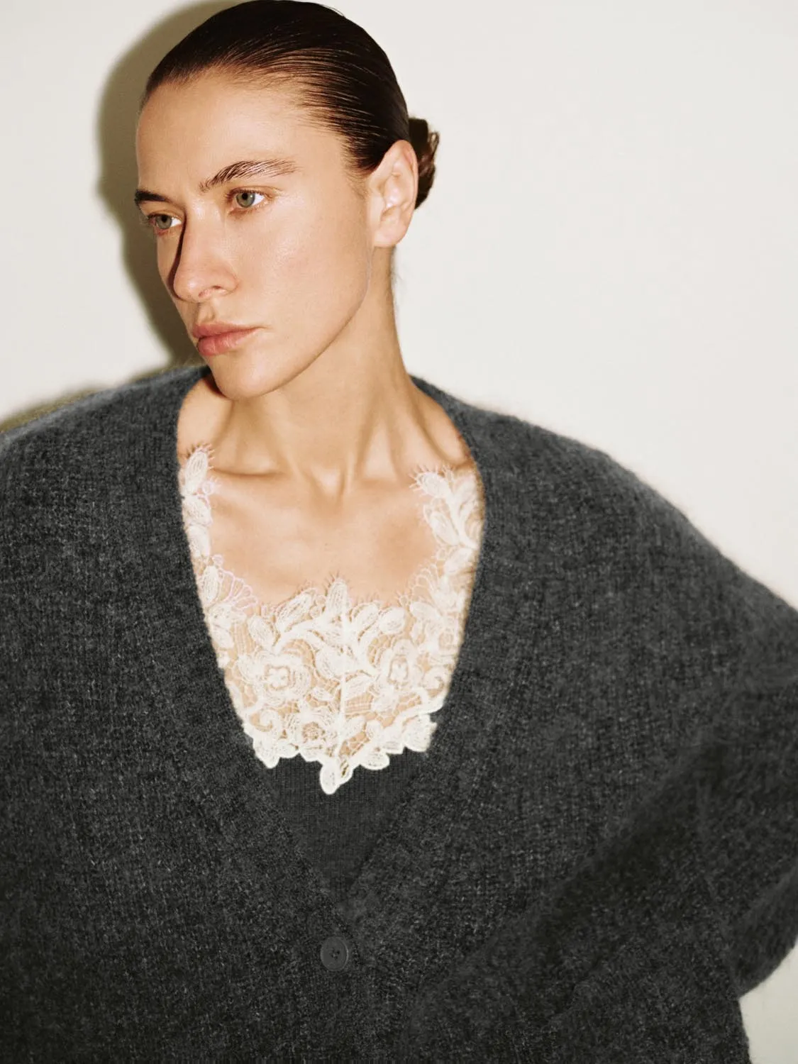 2 In 1 Laced Knitted Cardigans sold by Urban Revivo product image thumbnail 3