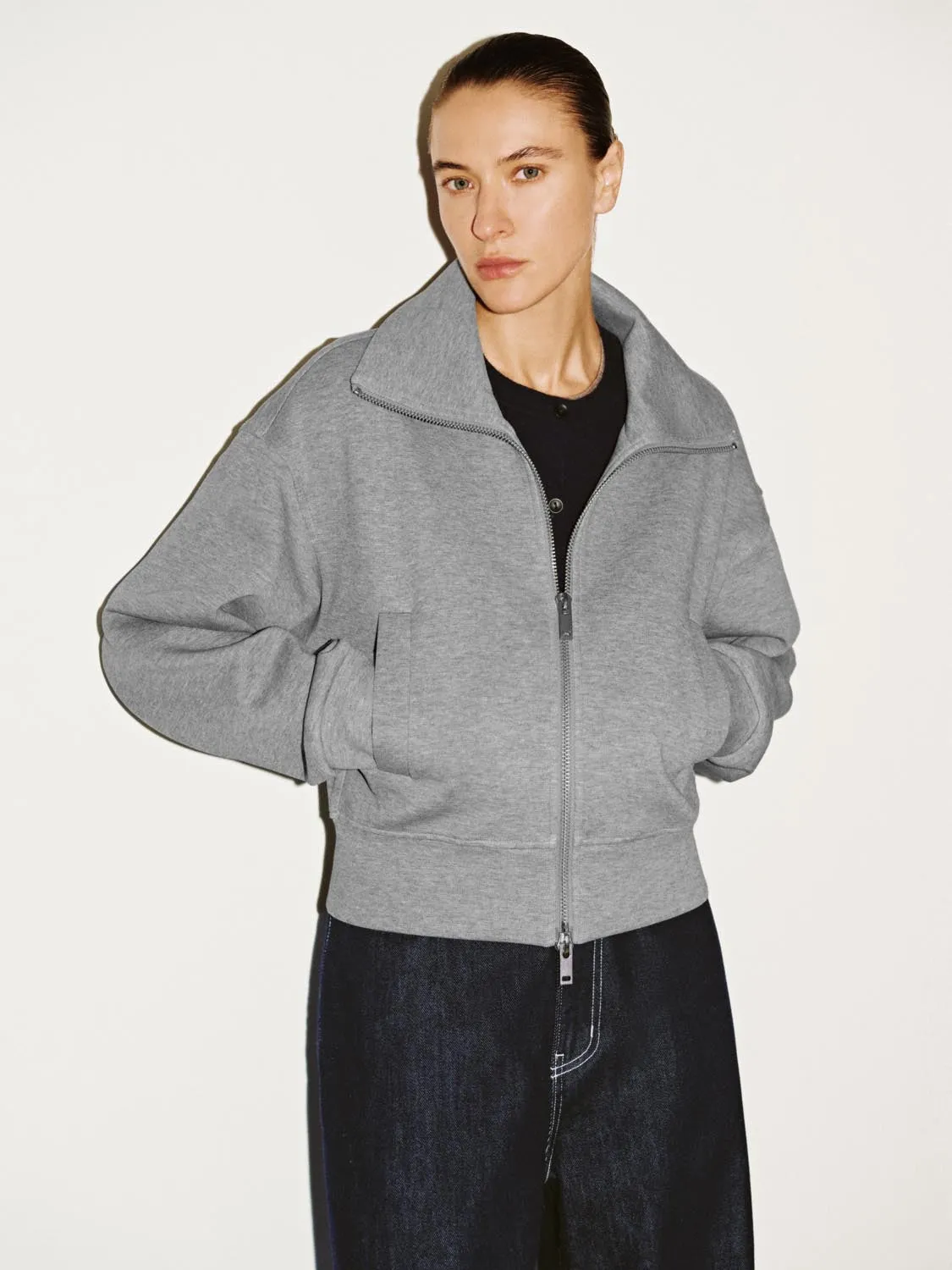 Cropped Bomber Jackets sold by Urban Revivo product image thumbnail 2