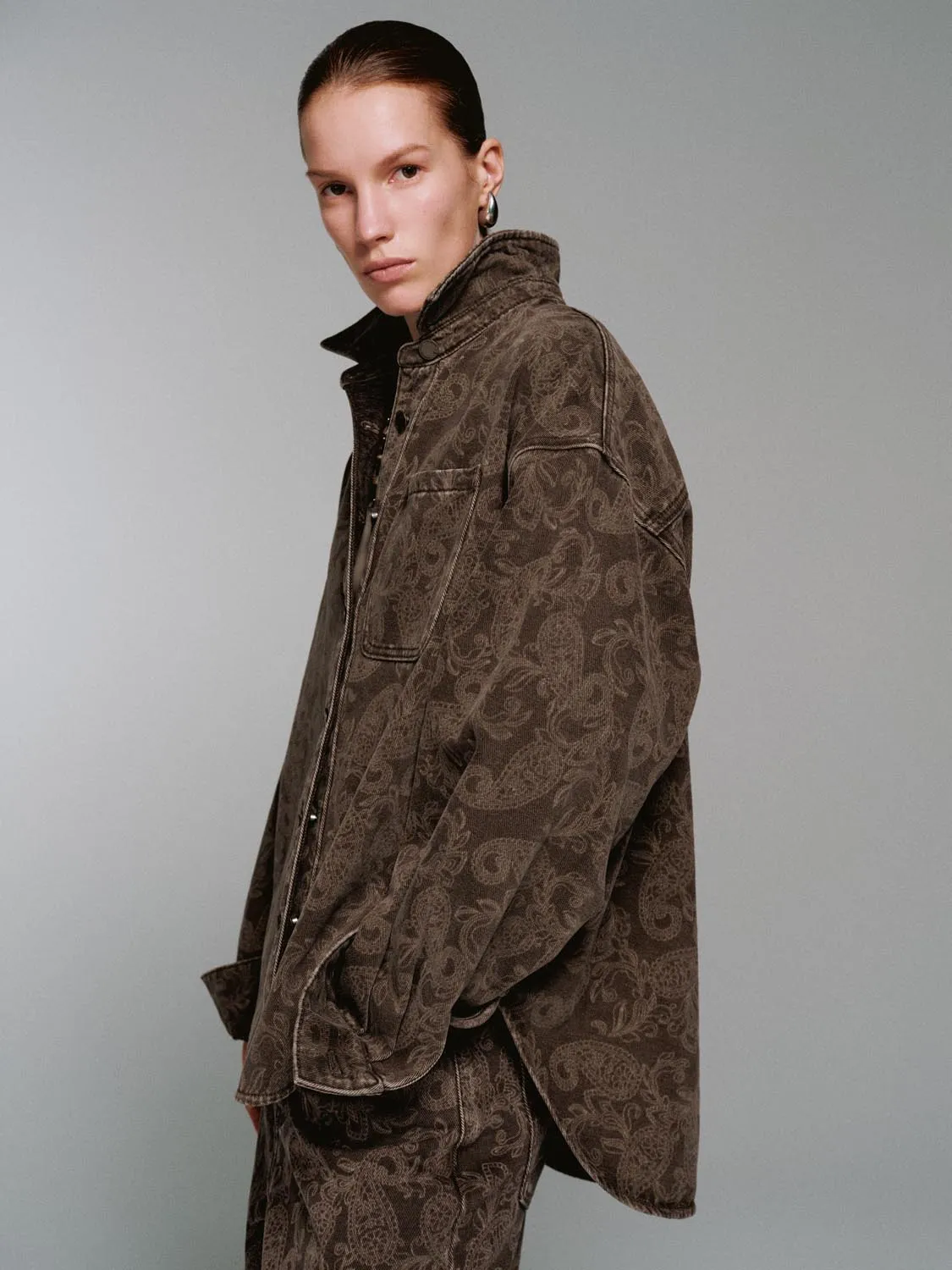 Printed Loose Fit Shirts sold by Urban Revivo product image thumbnail 2