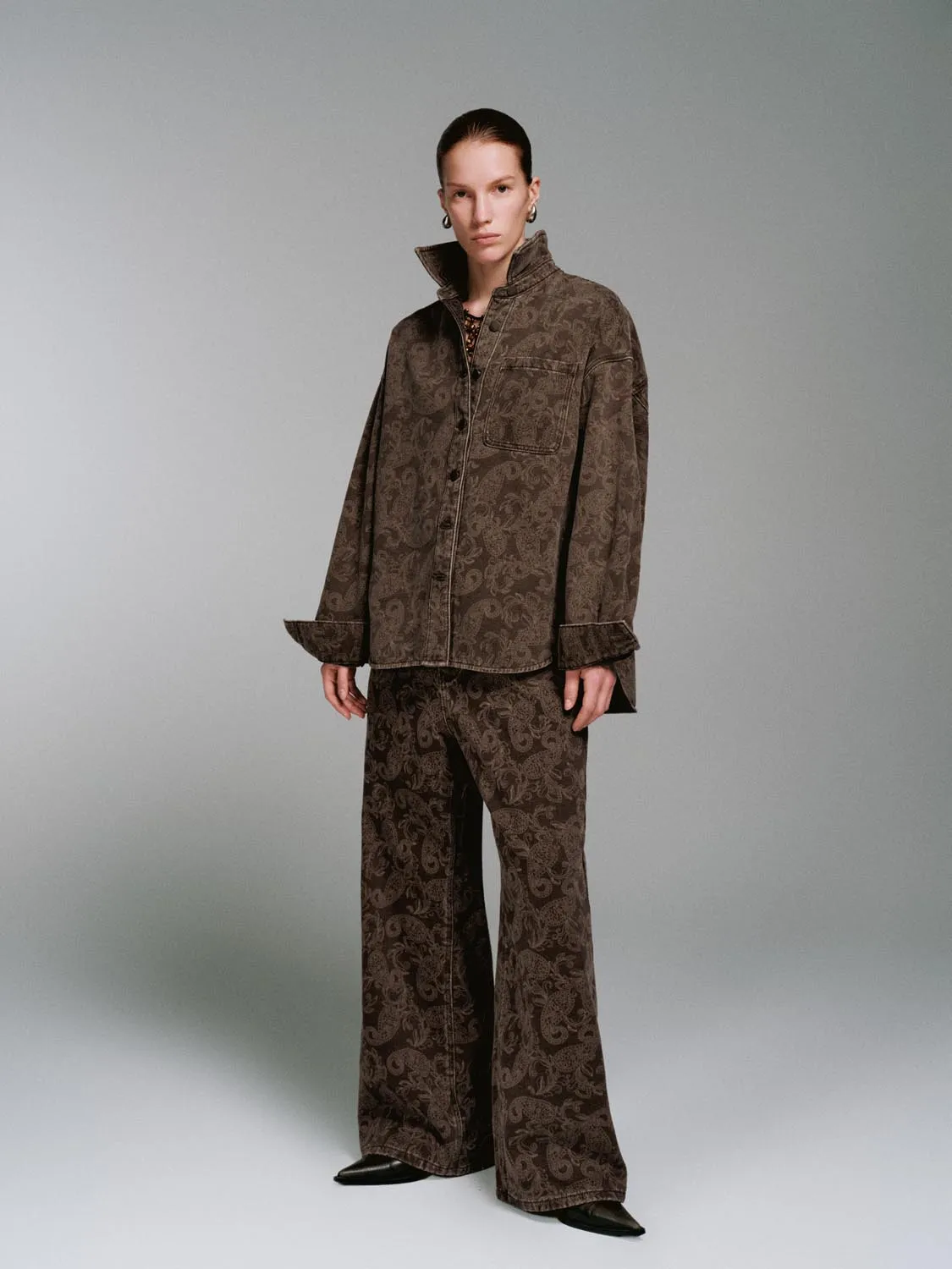 Printed Loose Fit Shirts sold by Urban Revivo product image thumbnail 4