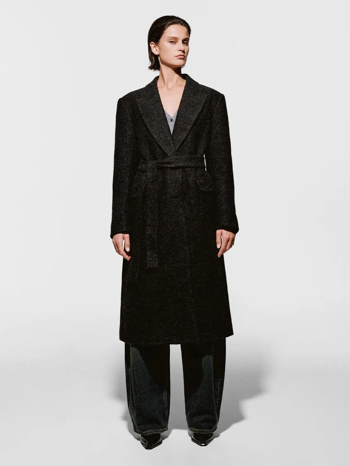 Belted Tailored Wool Coats sold by Urban Revivo