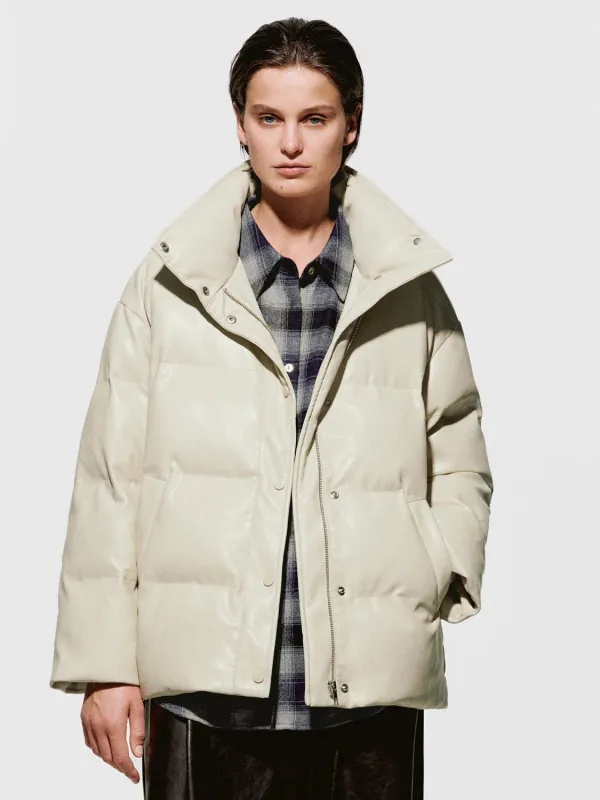 Funnel Neck Quilted Padded Jackets sold by Urban Revivo