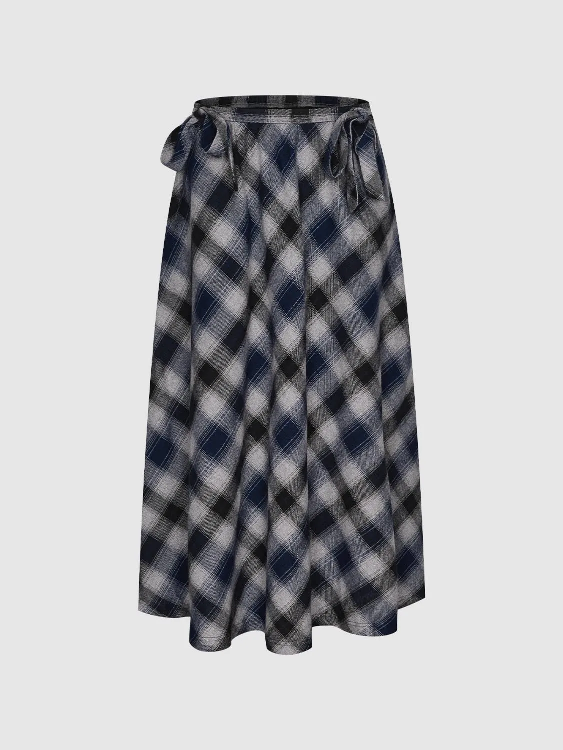 Check A-Line Midi Skirts sold by Urban Revivo product image thumbnail 2