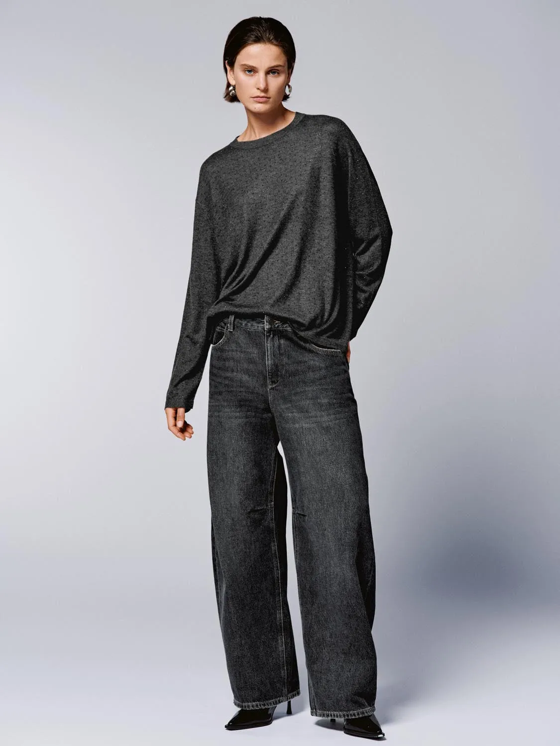 Crew Neck Long Sleeve Knitted T-Shirts sold by Urban Revivo product image thumbnail 5