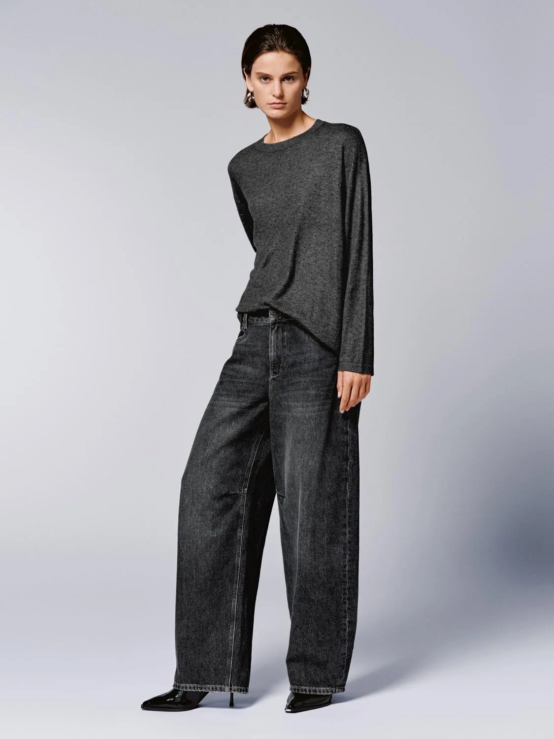 Crew Neck Long Sleeve Knitted T-Shirts sold by Urban Revivo product image thumbnail 4