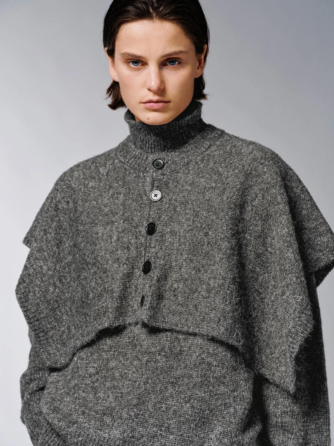 2 In 1 Caped Long Sleeve Knitted T-Shirts sold by Urban Revivo product image thumbnail 3