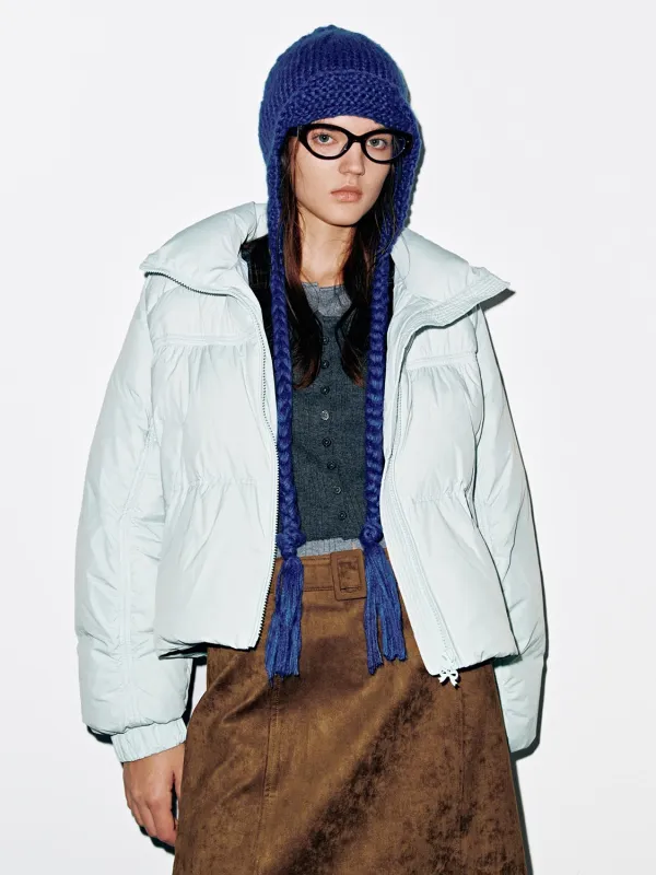 Funnel Neck Quilted Down Jackets sold by Urban Revivo