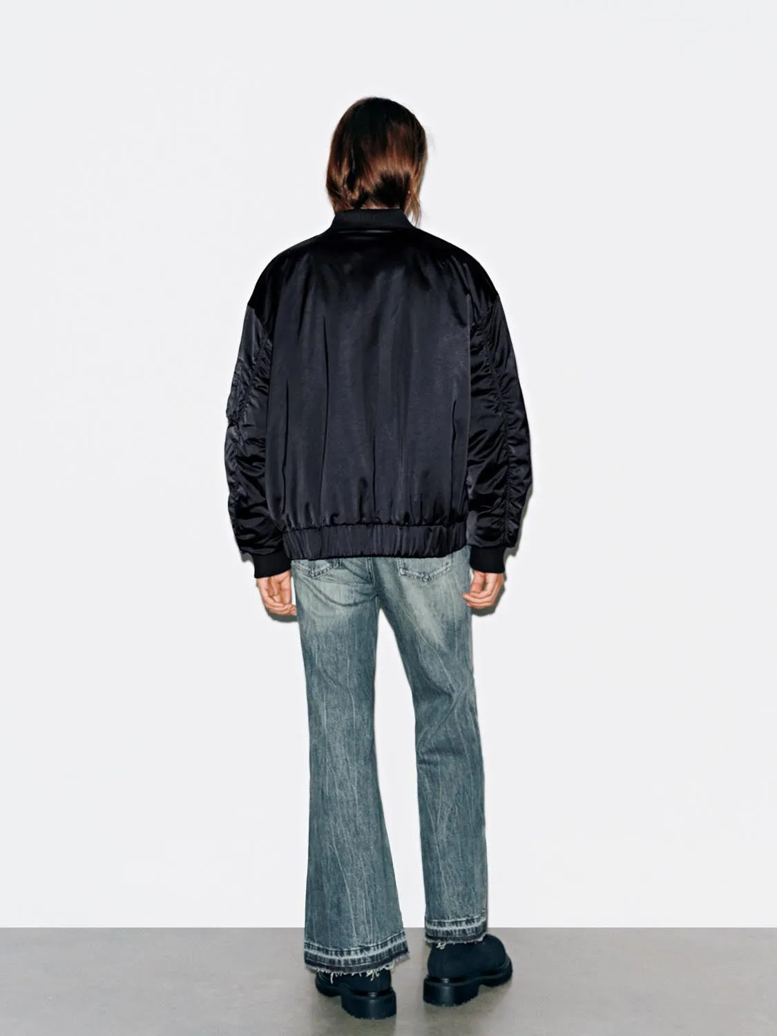 Belted Raw Hem Flare Leg Jeans sold by Urban Revivo product image thumbnail 4