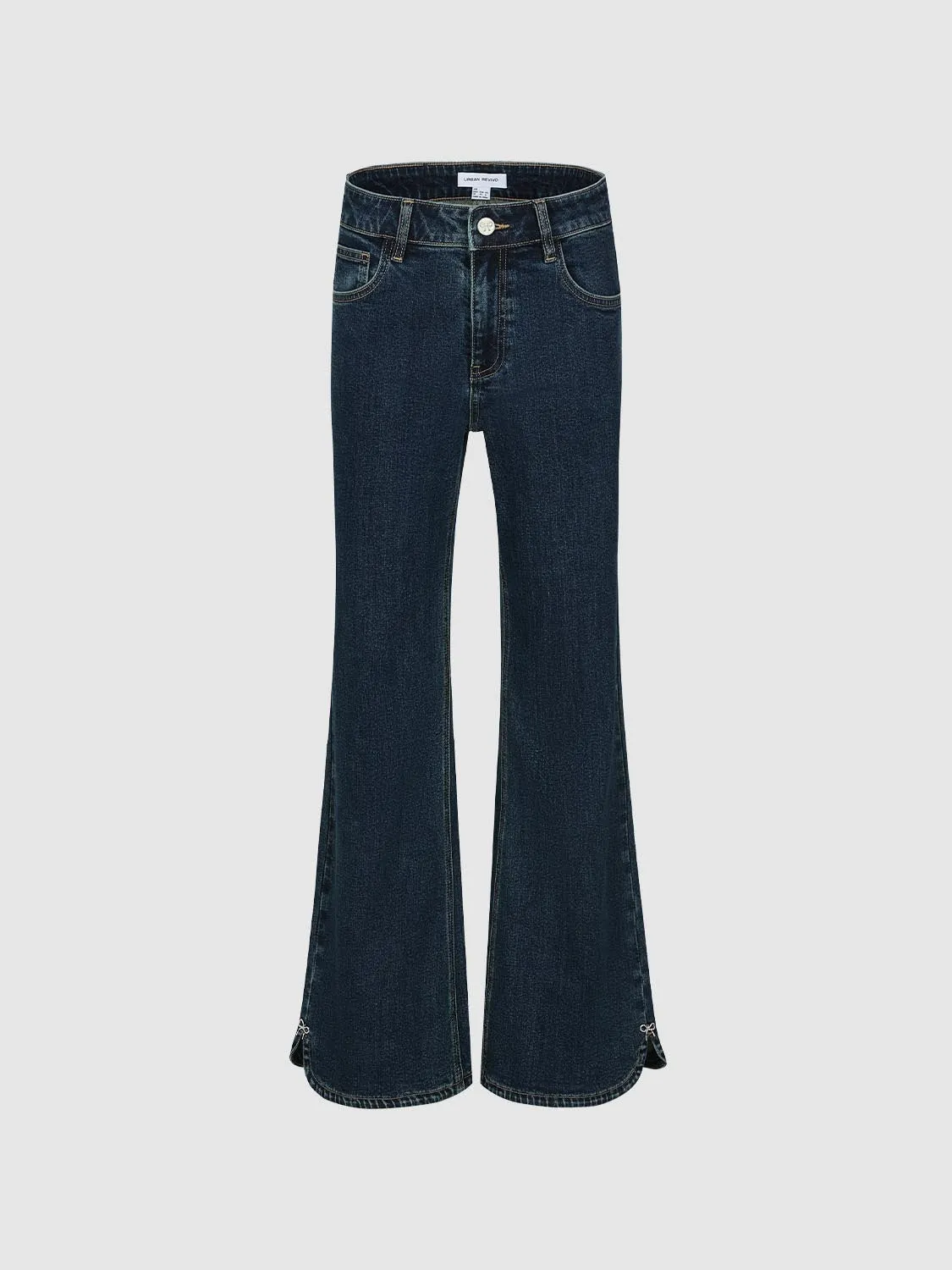 Washed Flare Leg Jeans sold by Urban Revivo product image thumbnail 2