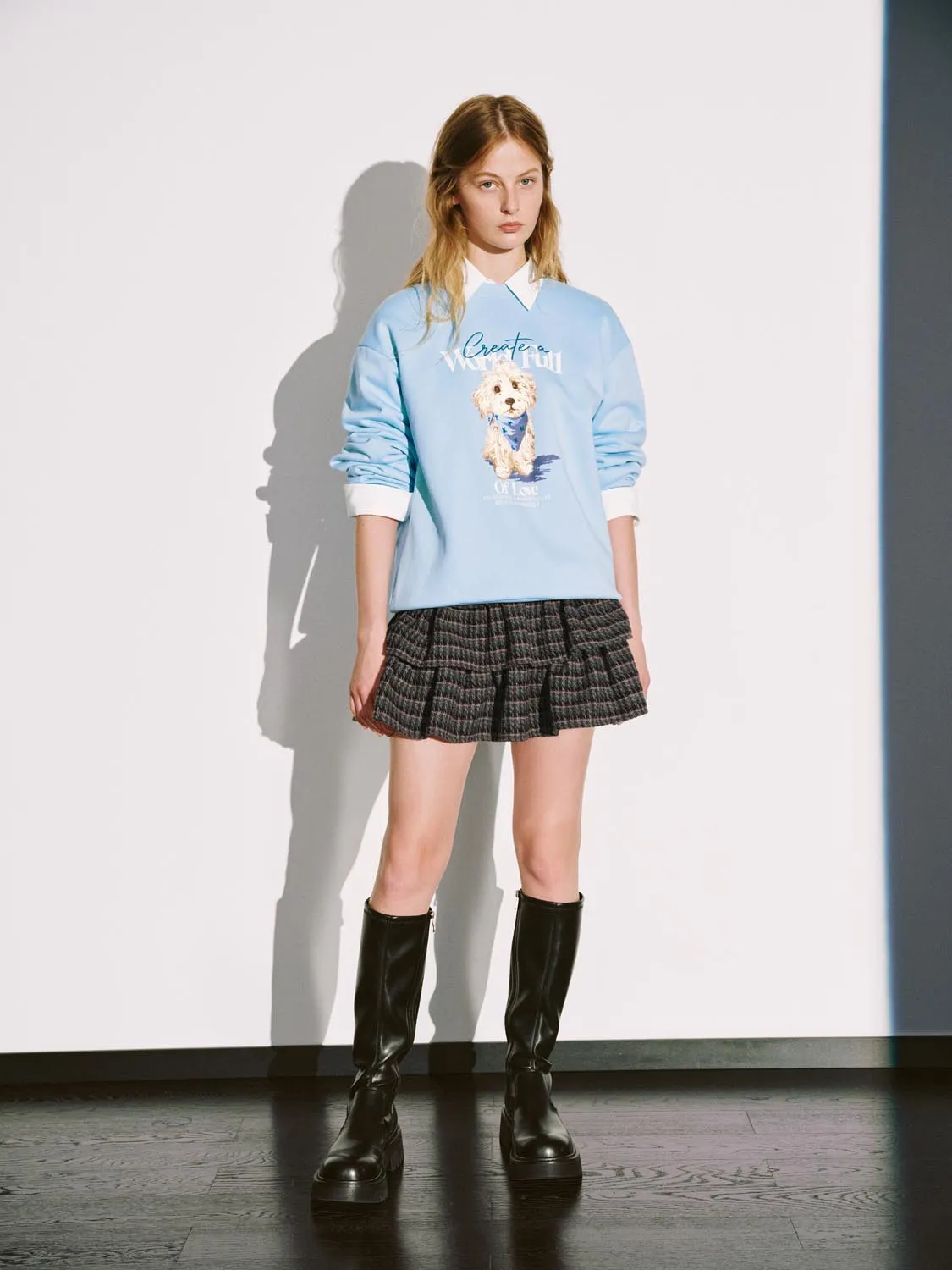 Printed Crew Neck Sweatshirts sold by Urban Revivo product image thumbnail 5