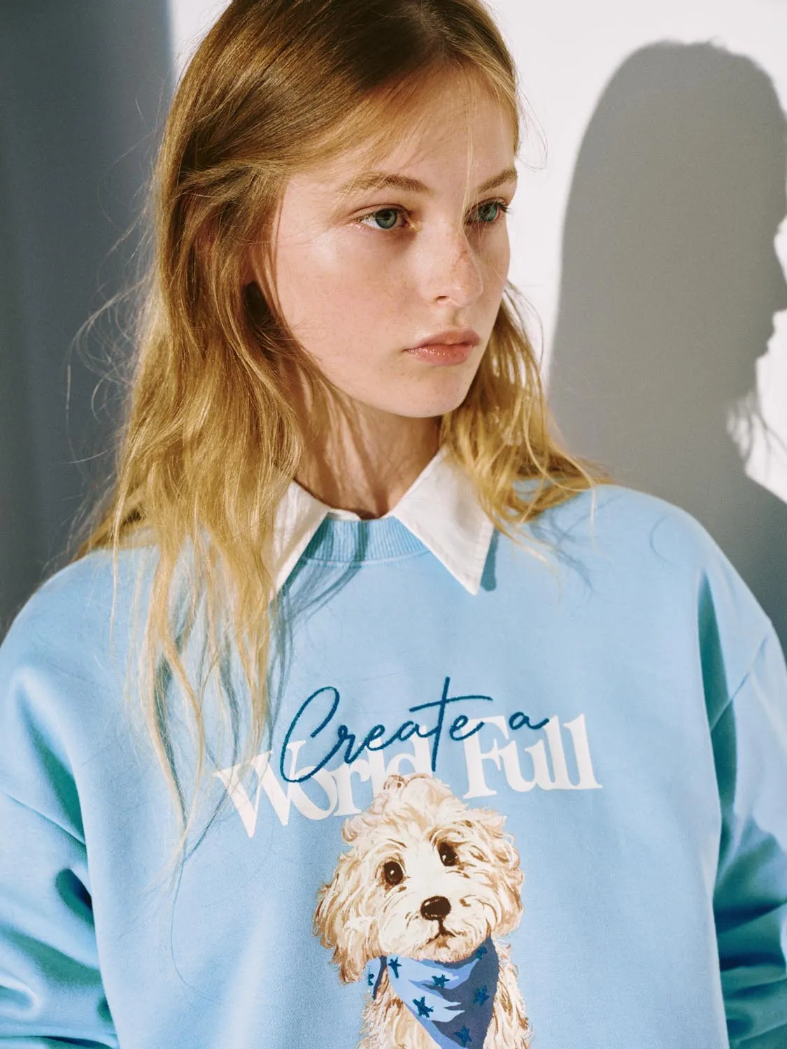 Printed Crew Neck Sweatshirts sold by Urban Revivo product image thumbnail 3