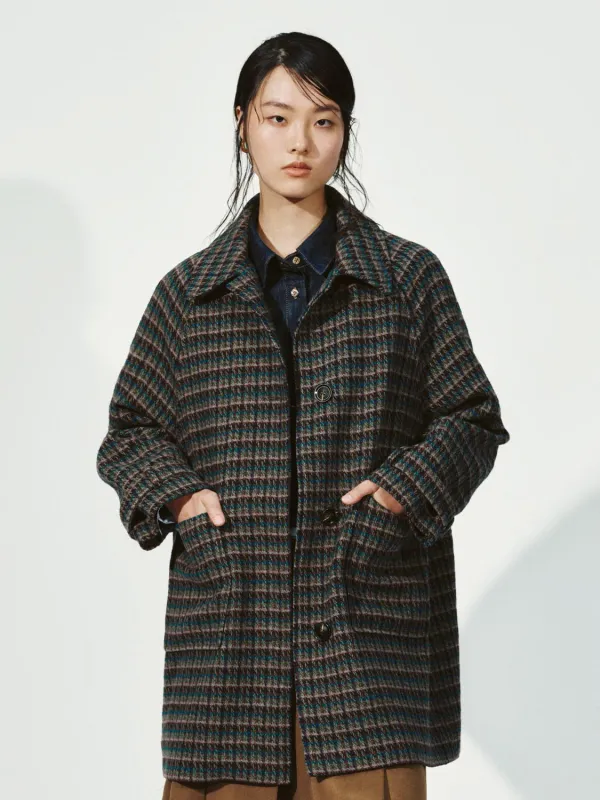 Contrast Plaid Coats sold by Urban Revivo
