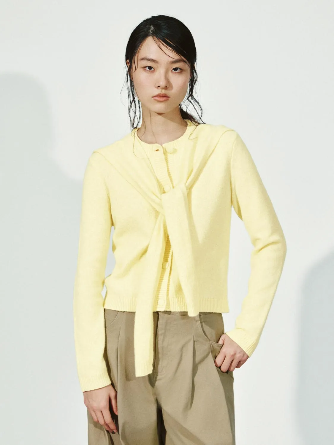 2 In 1 Knitted Cardigans sold by Urban Revivo