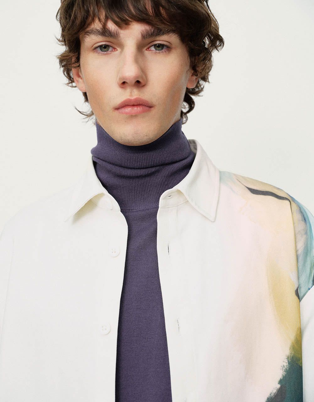 Printed Button Up Loose Shirt sold by Urban Revivo product image thumbnail 5