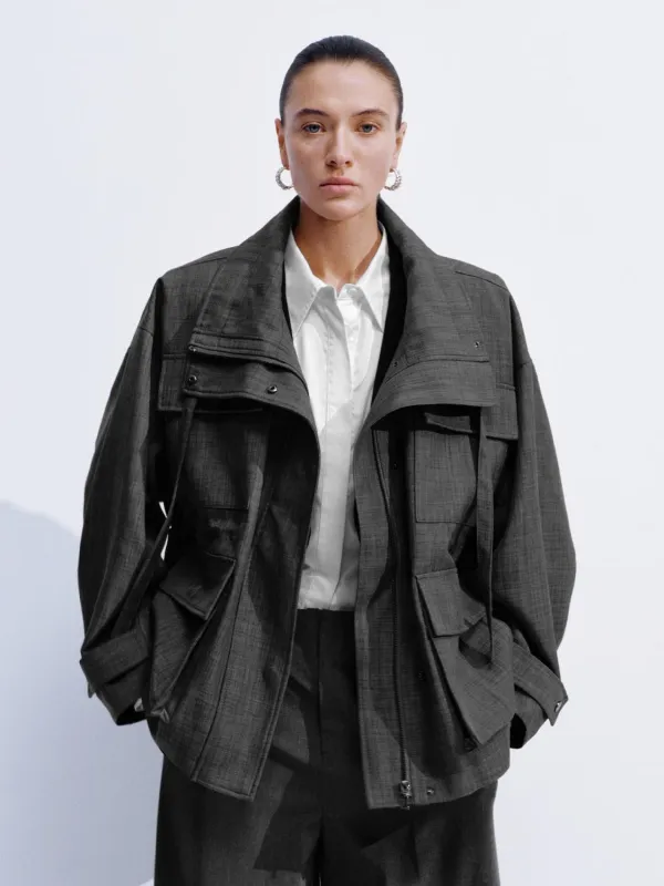 Flap Pockets Cargo Jackets sold by Urban Revivo