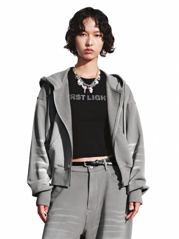 Hooded Drawstring Track Jackets sold by Urban Revivo