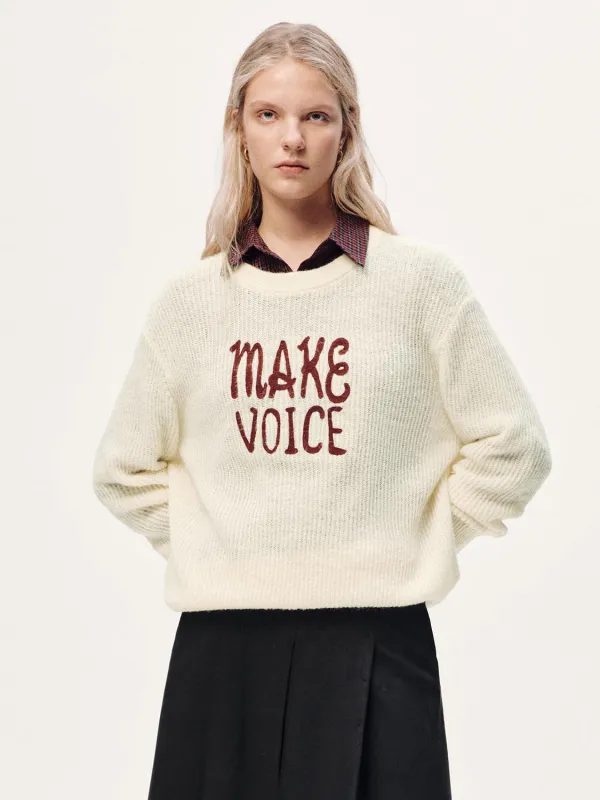 Intarsia Long Sleeve Knitted T-Shirts made by Urban Revivo