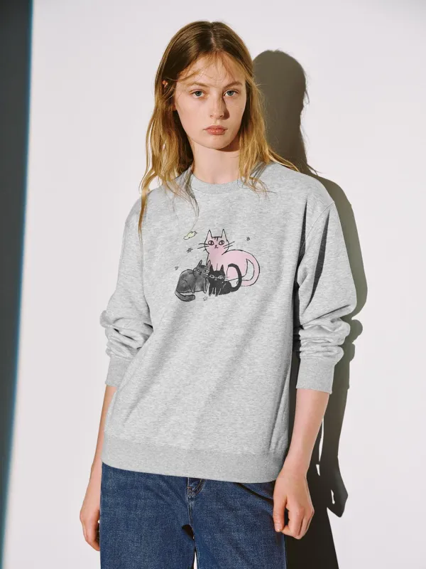 Printed Crew Neck Sweatshirts sold by Urban Revivo