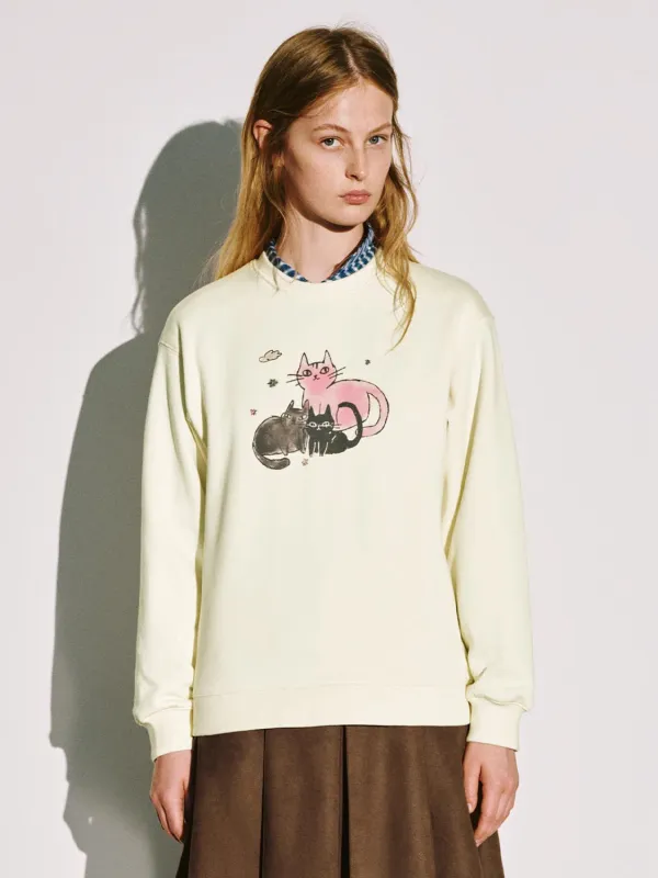 Printed Crew Neck Sweatshirts sold by Urban Revivo