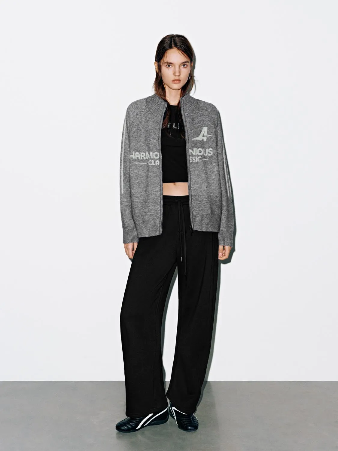 Mock Neck Intarsia Knitted Cardigans sold by Urban Revivo product image thumbnail 5