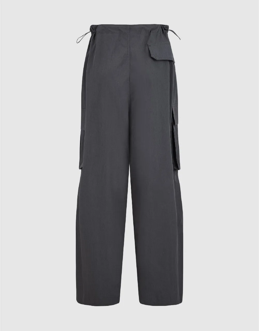 Drawstring Waist Wide-Leg Pants sold by Urban Revivo product image thumbnail 3
