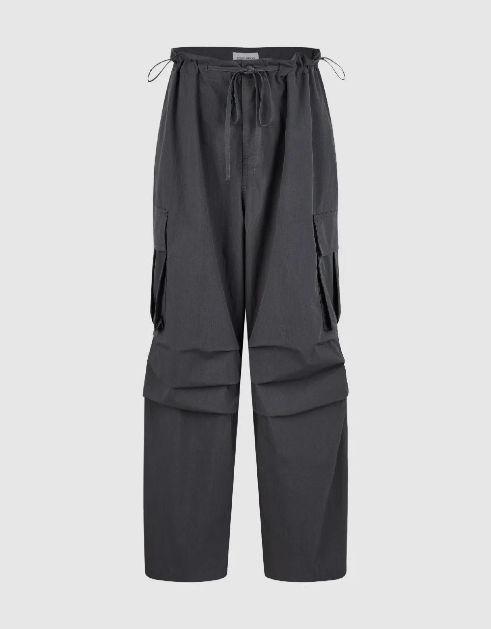 Drawstring Waist Wide-Leg Pants sold by Urban Revivo
