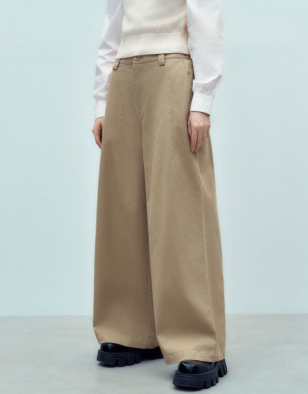 Wide-Leg Pants sold by Urban Revivo product image thumbnail 4