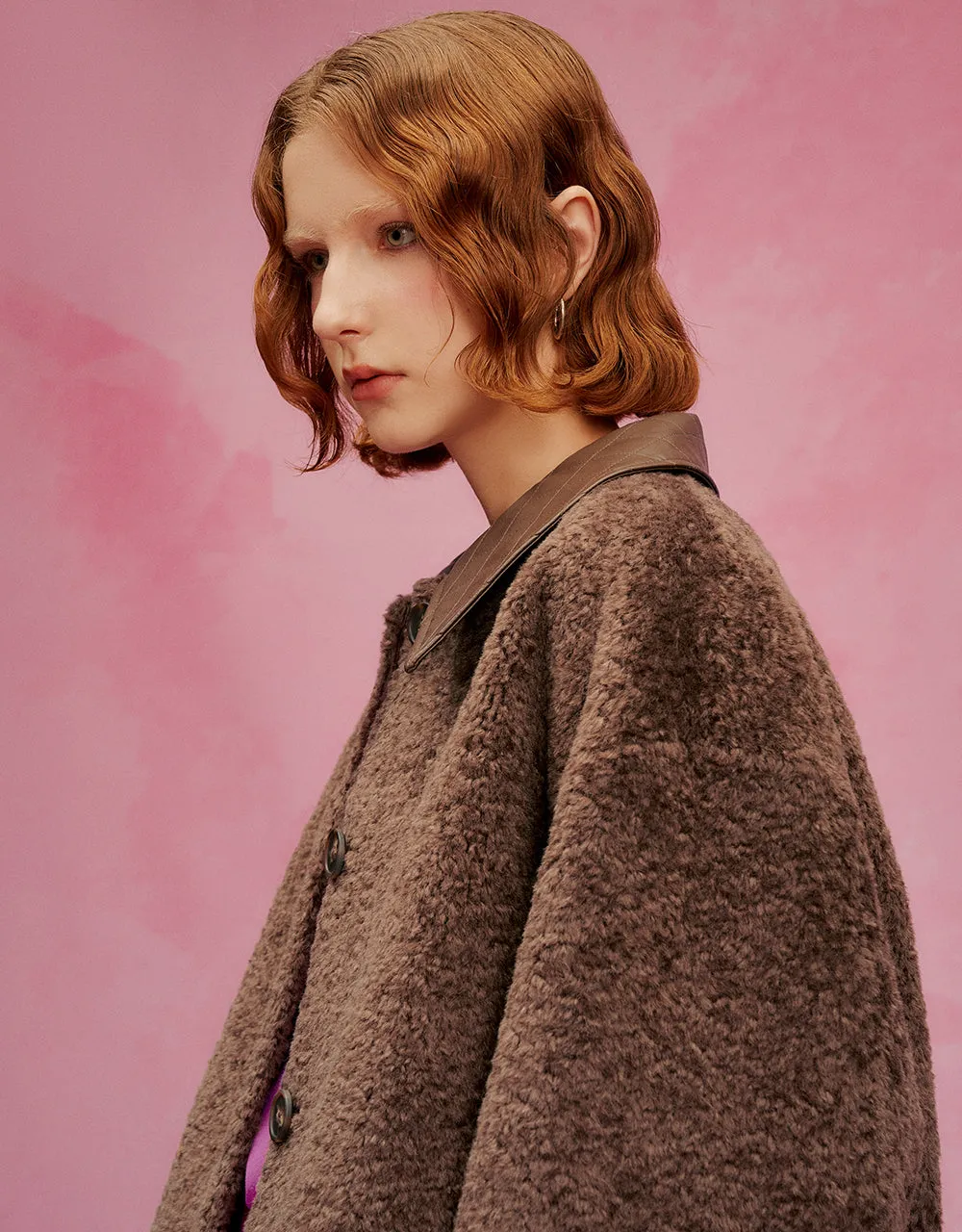 Button Up Furry Coat sold by Urban Revivo product image thumbnail 5