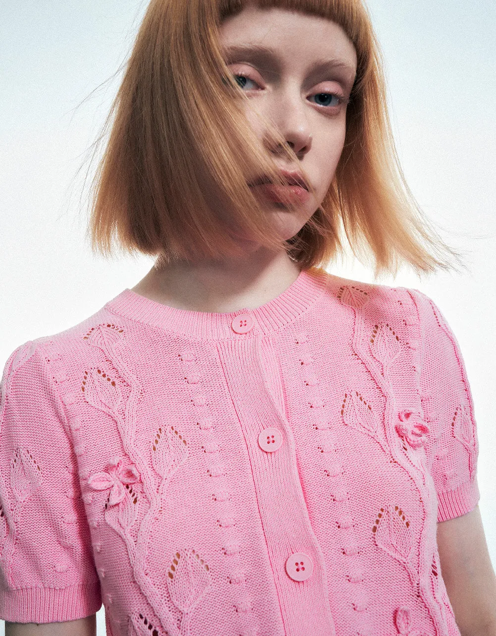 Crew Neck Knitted Cardigan sold by Urban Revivo product image thumbnail 5