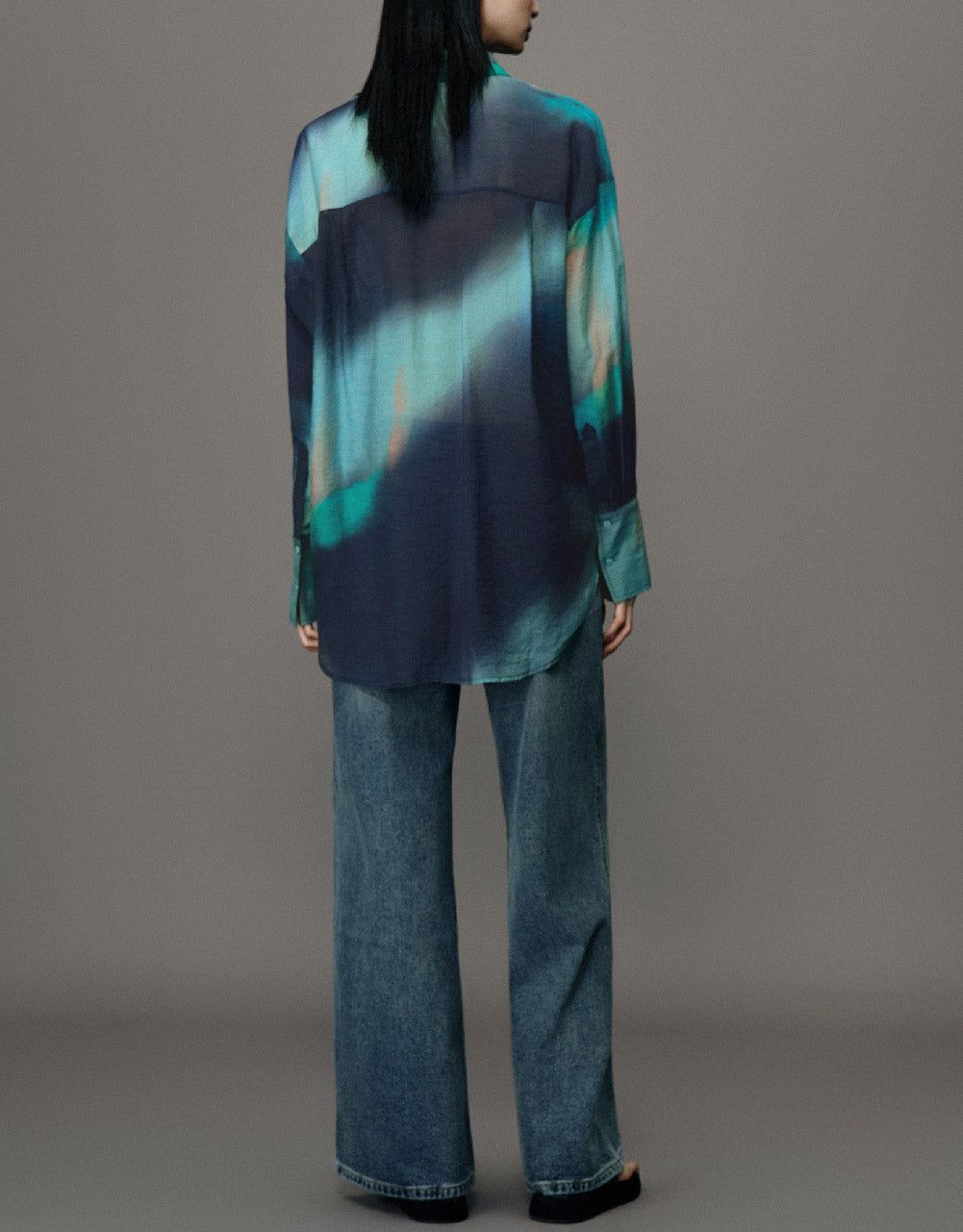 Gradient Drop Shoulder Sleeve Shirt sold by Urban Revivo product image thumbnail 4