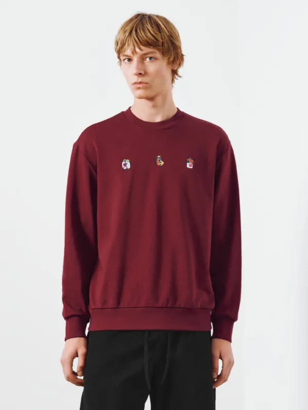 Embroidered Crew Neck Sweatshirts sold by Urban Revivo
