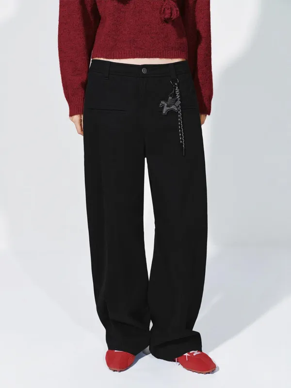 Barrel Leg Pants sold by Urban Revivo