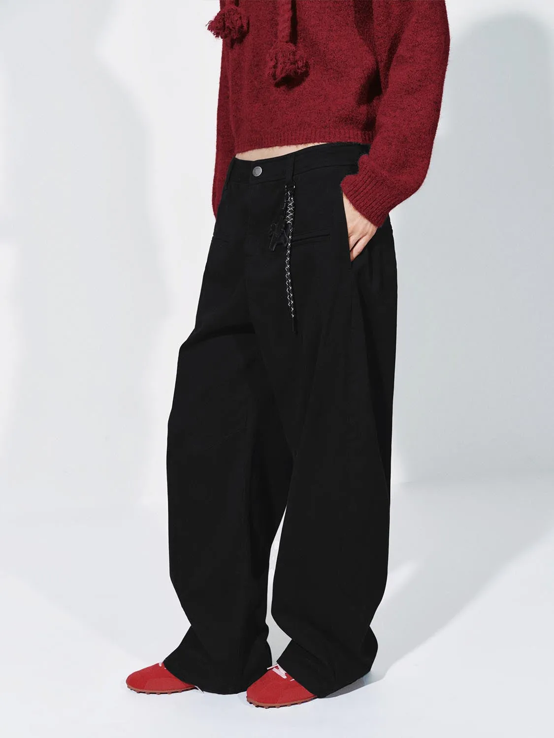 Barrel Leg Pants sold by Urban Revivo product image thumbnail 3