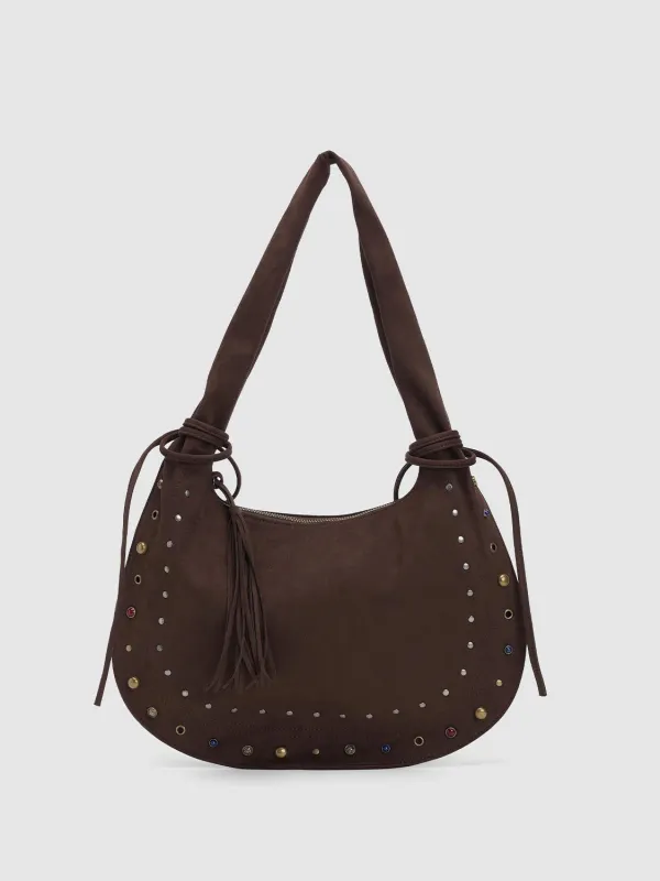 Studded Bow Detail Shoulder Bags sold by Urban Revivo
